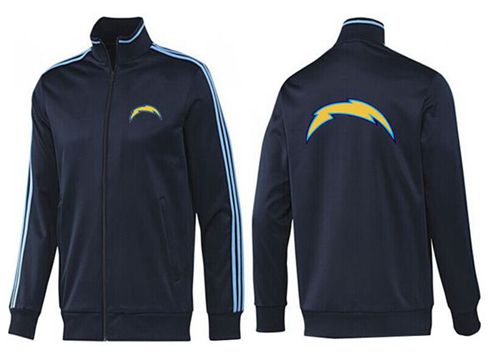 NFL Los Angeles Chargers Team Logo Jacket Dark Blue_2