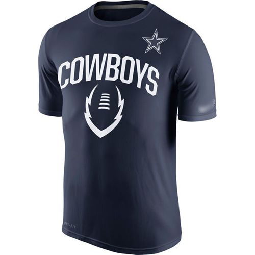 Dallas Cowboys Nike Legend Icon Performance T-Shirt Navy Blue