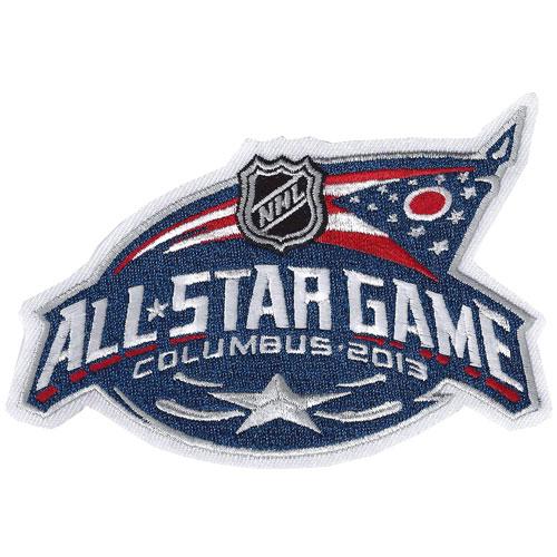 Stitched 2013 NHL All-star Game Jersey Patch Columbus Blue Jackets