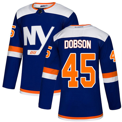 Men's New York Islanders #45 Noah Dobson Blue Alternate Premier Hockey Jersey