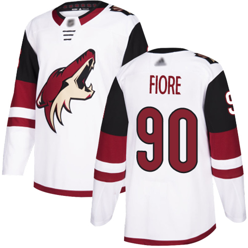 Hockey Men's Giovanni Fiore White Away Authentic Jersey - #90 Arizona Coyotes