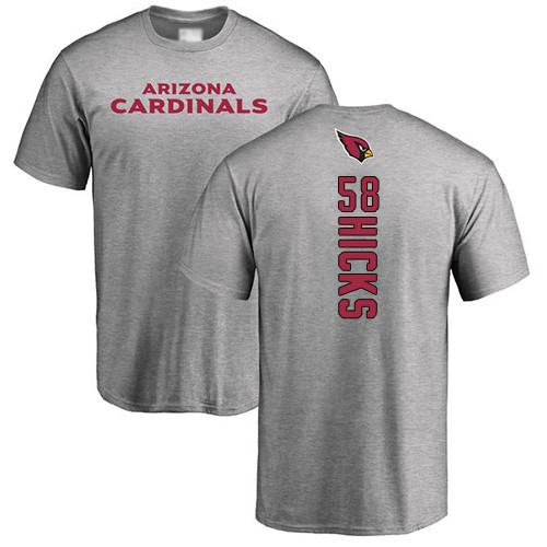 Football Jordan Hicks Ash : #58 Arizona Cardinals Backer T-Shirt