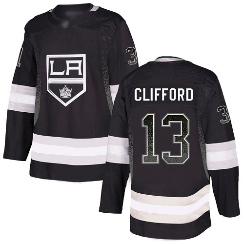 Hockey Men's Kyle Clifford Black Authentic Jersey - #13 Los Angeles Kings Drift Fashion